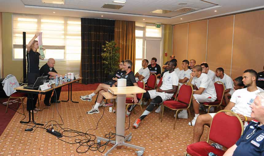 UEFA Anti-Doping presentation.
